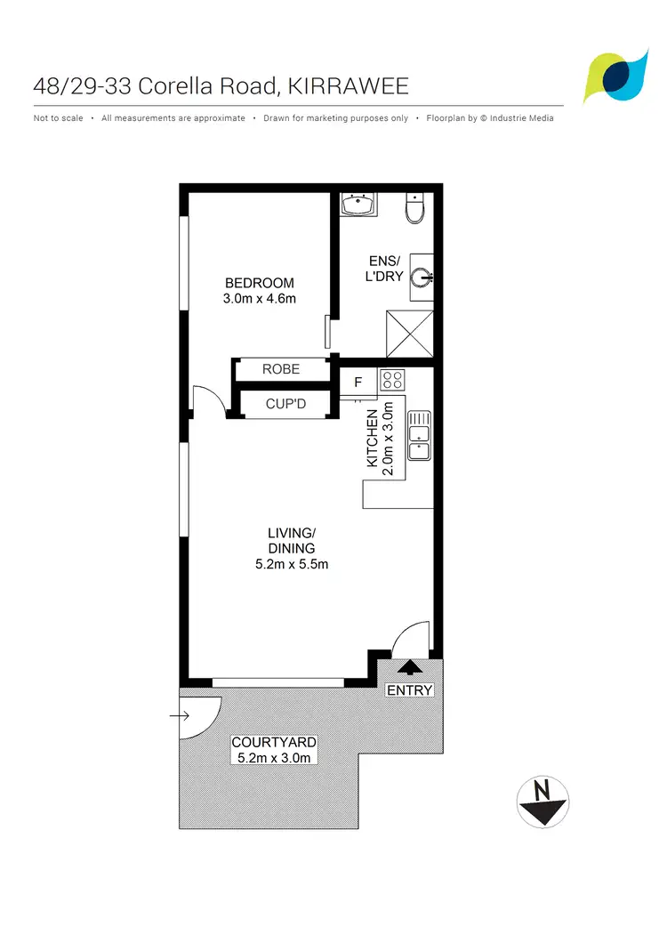 Floorplan of Homely villa listing, 48/29-33 Corella Road, Kirrawee NSW 2232
