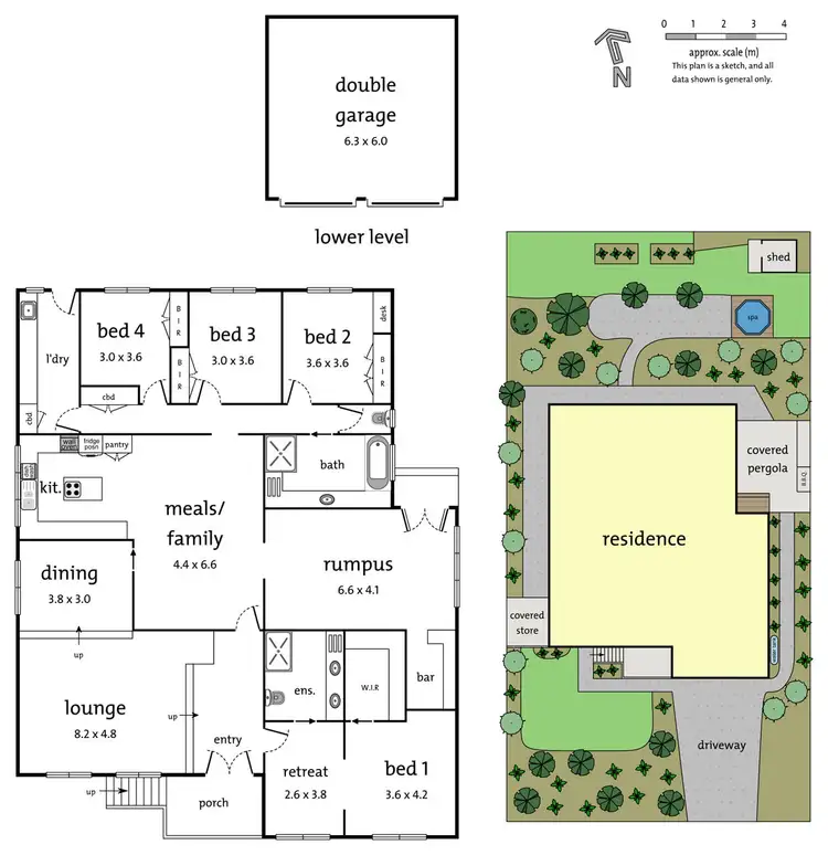 Floorplan of Homely house listing, 437 Serpells Terrace, Donvale VIC 3111