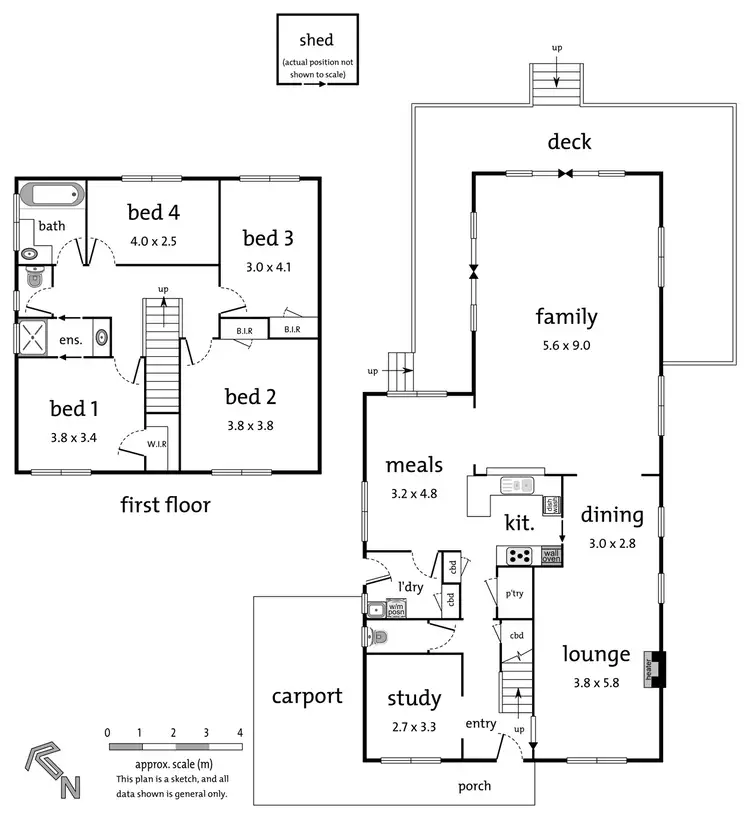 Floorplan of Homely house listing, 42 Oliver Street, Ringwood VIC 3134