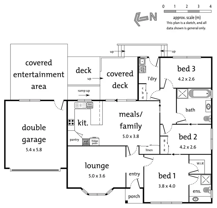 Floorplan of Homely house listing, 5 Keeler Avenue, Bayswater VIC 3153
