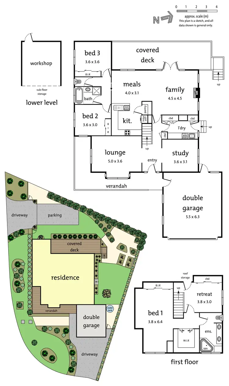 Floorplan of Homely house listing, 8 Dawsons Glen, Heathmont VIC 3135