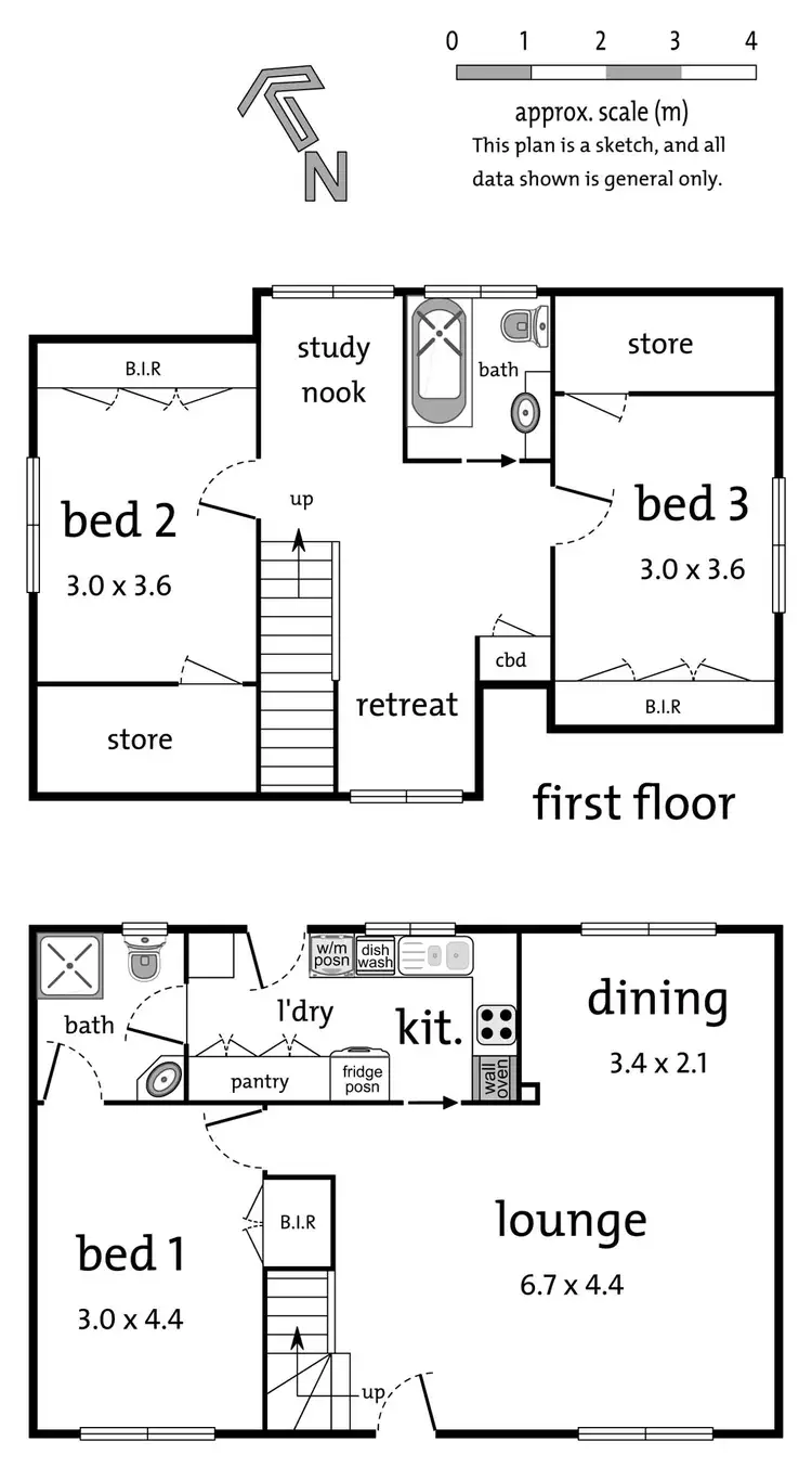 Floorplan of Homely house listing, 3A Cantley Lane, Vermont VIC 3133