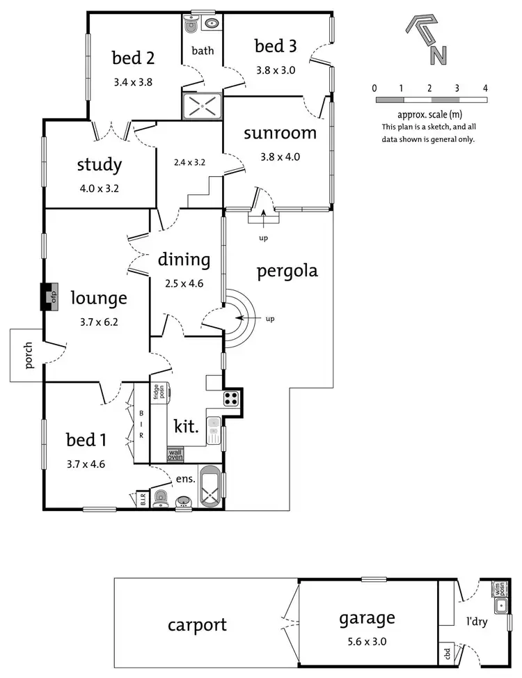 Floorplan of Homely house listing, 3 Cantley Lane, Vermont VIC 3133