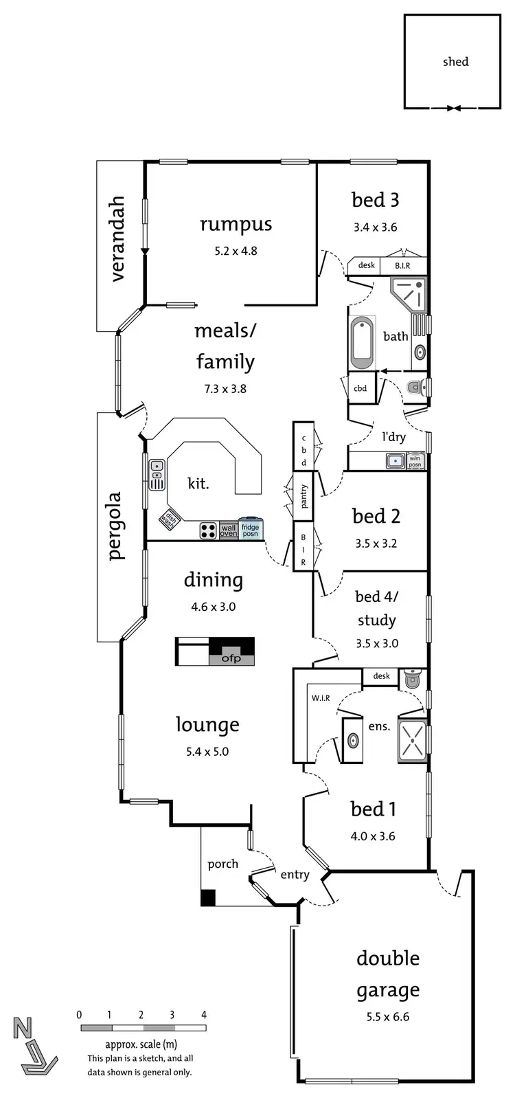 Floorplan of Homely house listing, 254 Serpells Road, Templestowe VIC 3106