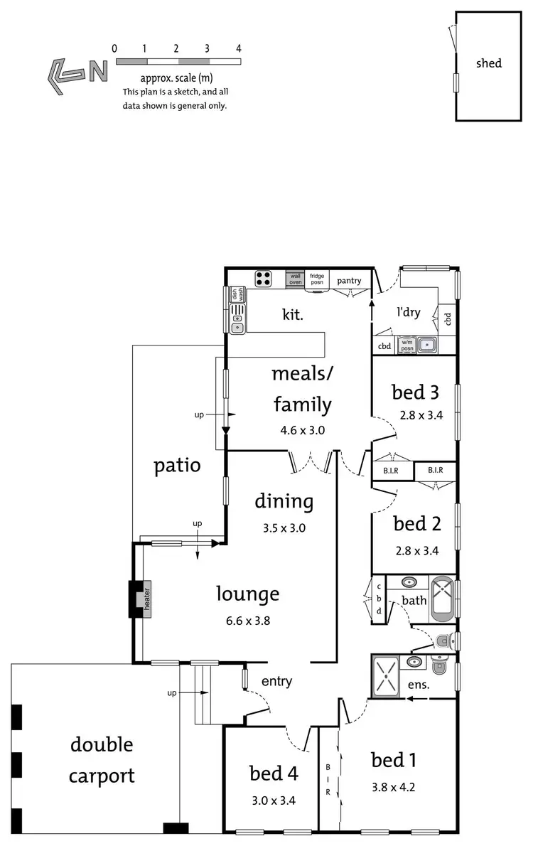 Floorplan of Homely house listing, 34 Council Street, Doncaster VIC 3108