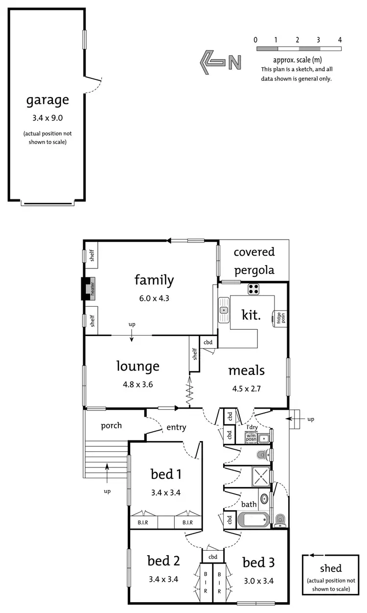 Floorplan of Homely house listing, 107 Great Ryrie Street, Heathmont VIC 3135