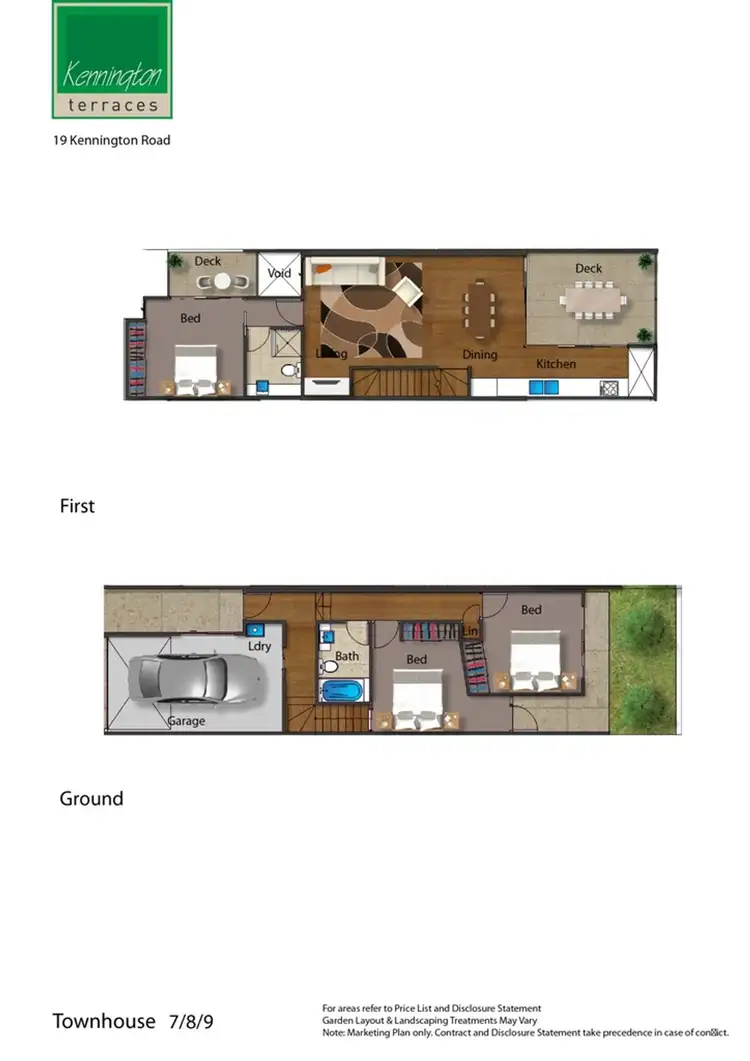 Floorplan of Homely townhouse listing, 9/19 Kennington Road, Camp Hill QLD 4152