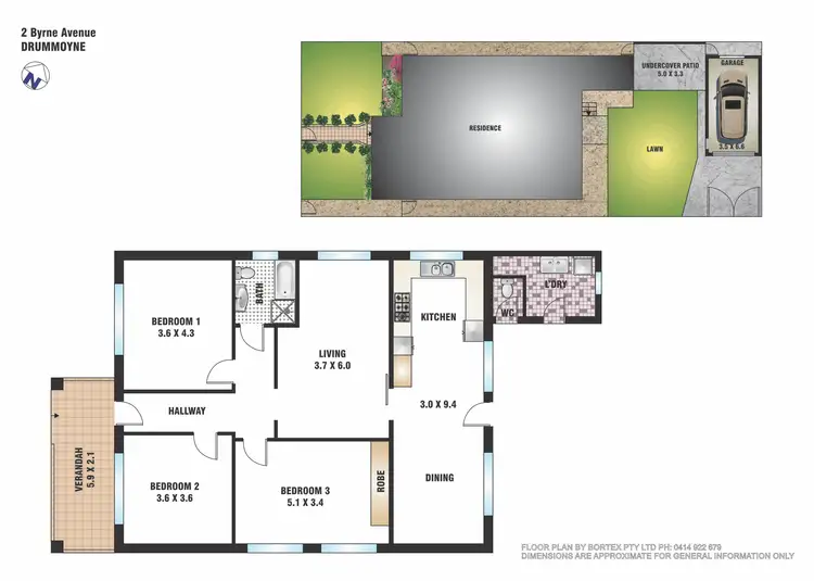 Floorplan of Homely house listing, 2 Byrne Avenue, Drummoyne NSW 2047