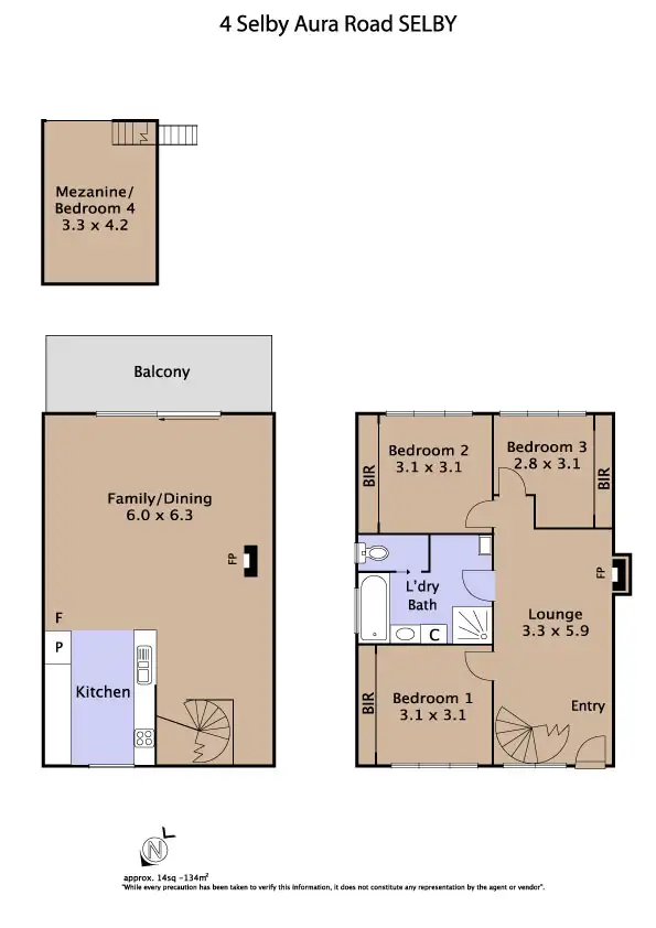 Floorplan of Homely house listing, 4 Selby-Aura Road, Selby VIC 3159