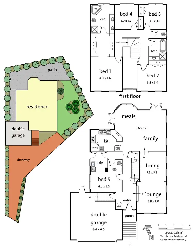 Floorplan of Homely house listing, 6 Hampden Court, Templestowe VIC 3106