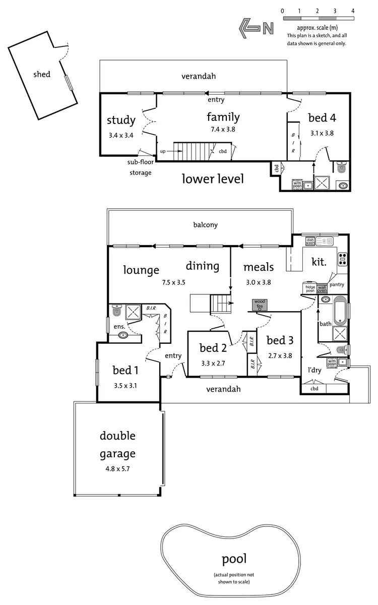 Floorplan of Homely house listing, 8 Atunga Court, Heathmont VIC 3135