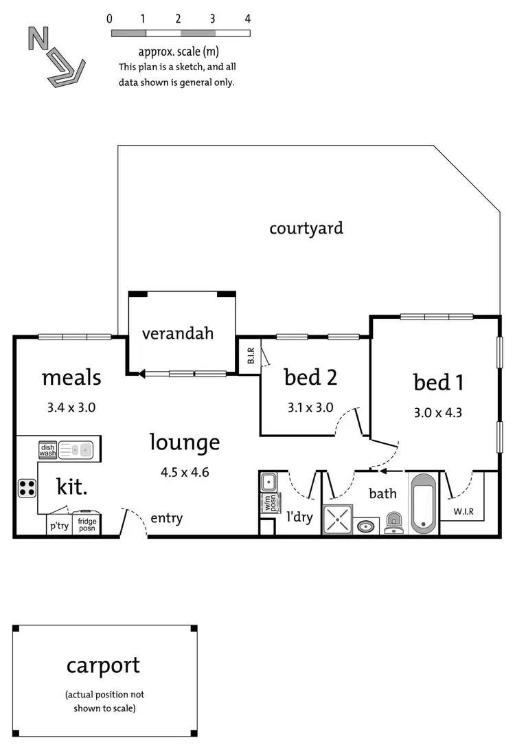 Floorplan of Homely apartment listing, 23/81-97 Mitcham Road, Donvale VIC 3111