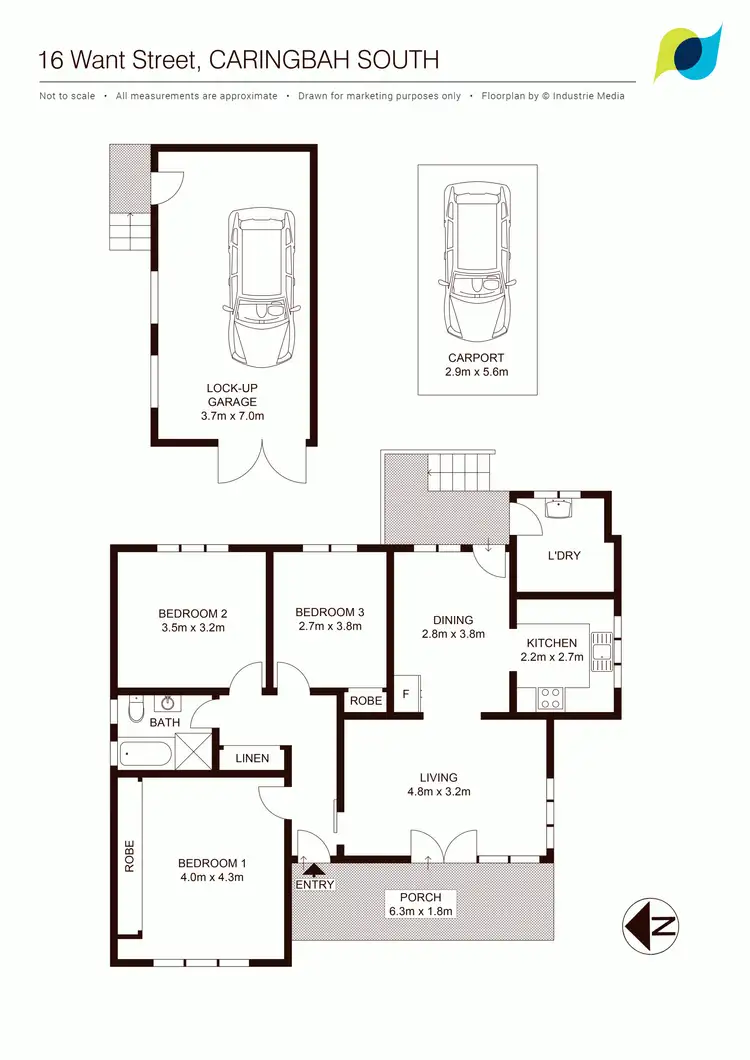Floorplan of Homely house listing, 16 Want Street, Caringbah South NSW 2229