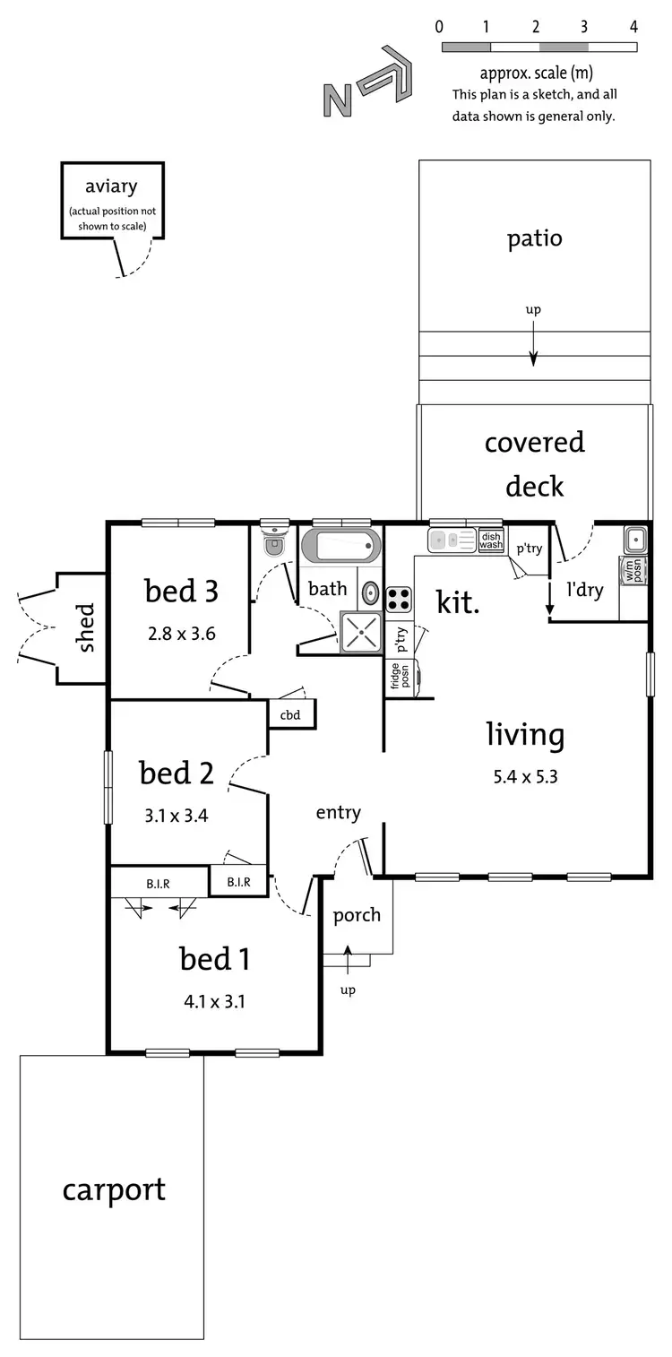 Floorplan of Homely house listing, 1 Gary Court, Croydon VIC 3136