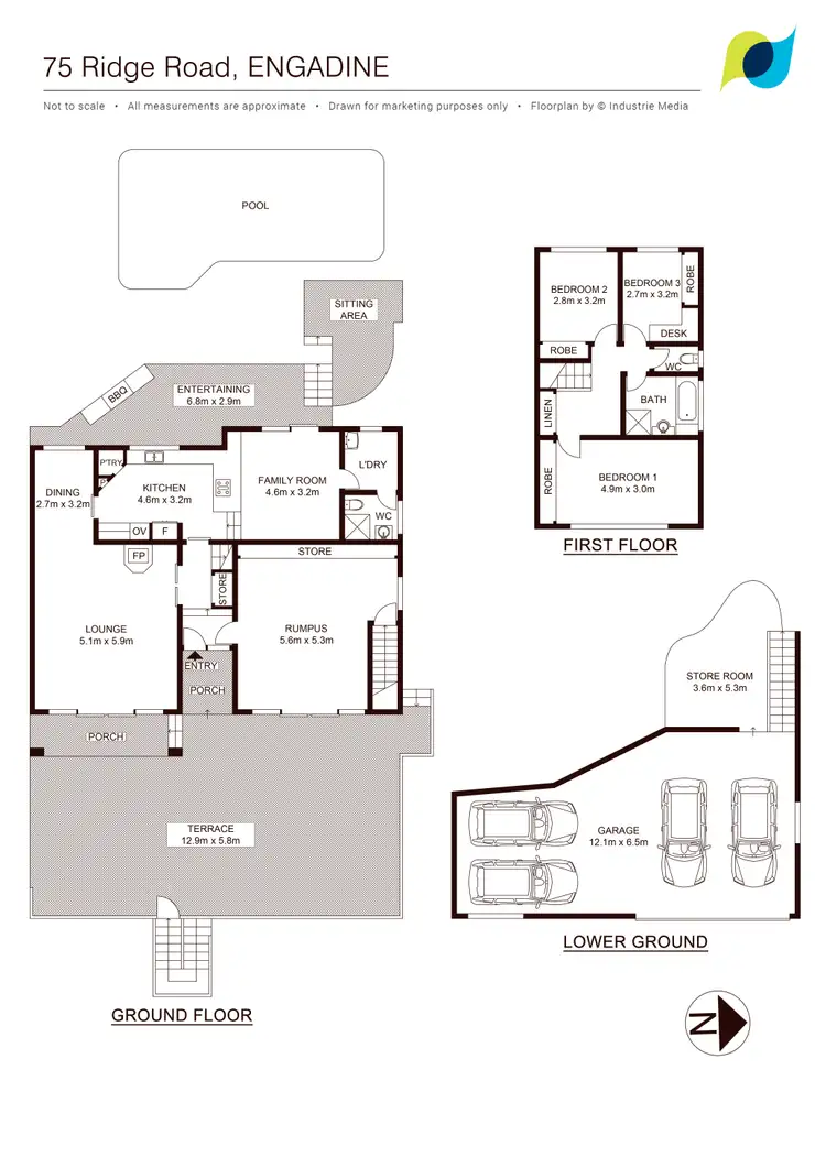 Floorplan of Homely house listing, 75 Ridge Road, Engadine NSW 2233