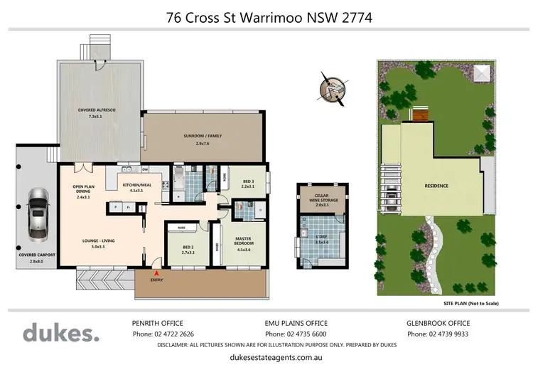 Floorplan of Homely house listing, 76 Cross Street, Warrimoo NSW 2774