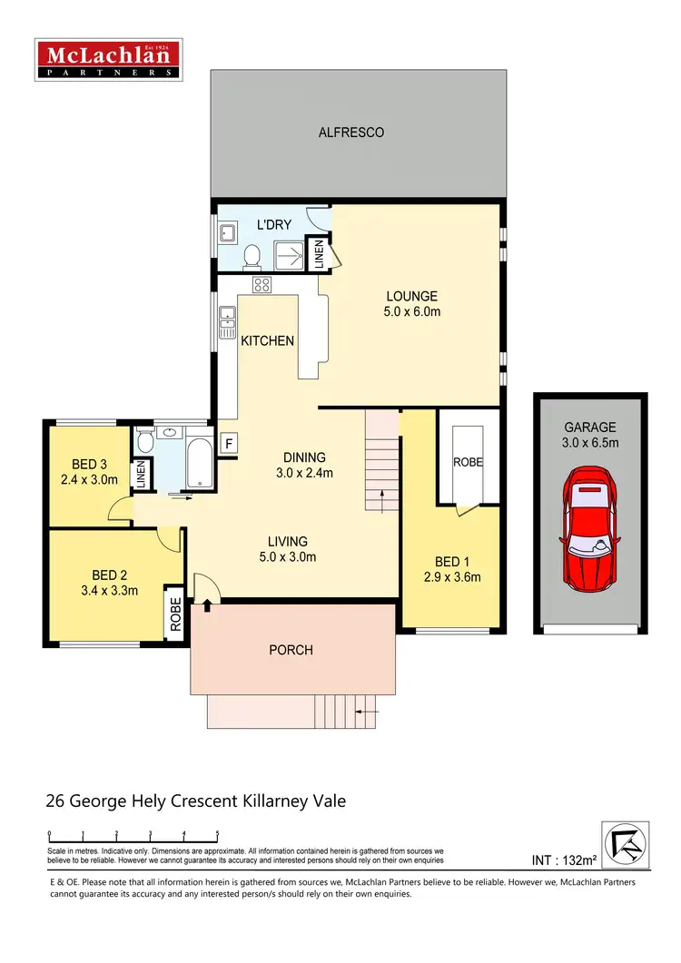 Floorplan of Homely house listing, 26 George Hely Crescent, Killarney Vale NSW 2261