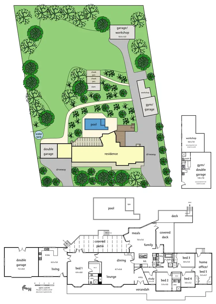 Floorplan of Homely house listing, 66-68 Old Warrandyte Road, Donvale VIC 3111