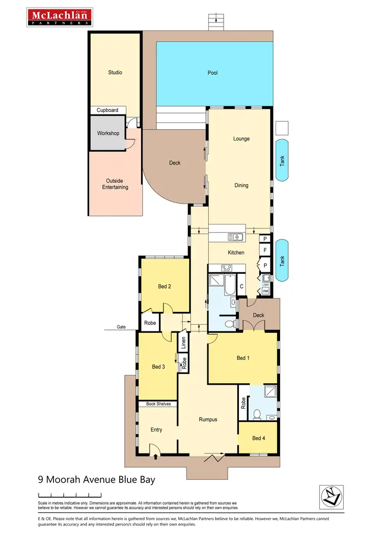 Floorplan of Homely house listing, 9 Moorah Avenue, Blue Bay NSW 2261