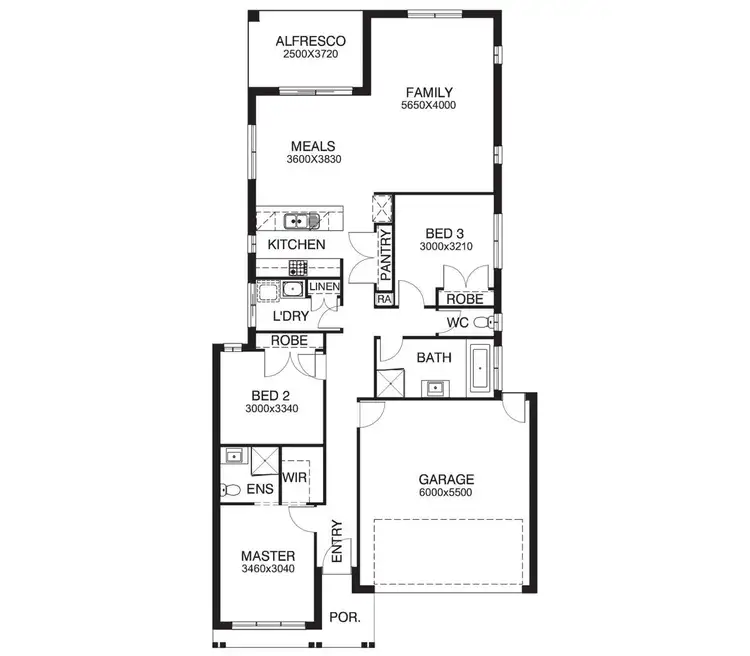 Floorplan of Homely house listing, 1031 Leakes Road, Tarneit VIC 3029