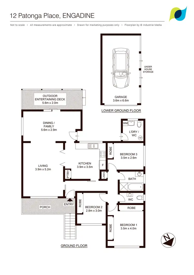 Floorplan of Homely house listing, 12 Patonga Place, Engadine NSW 2233