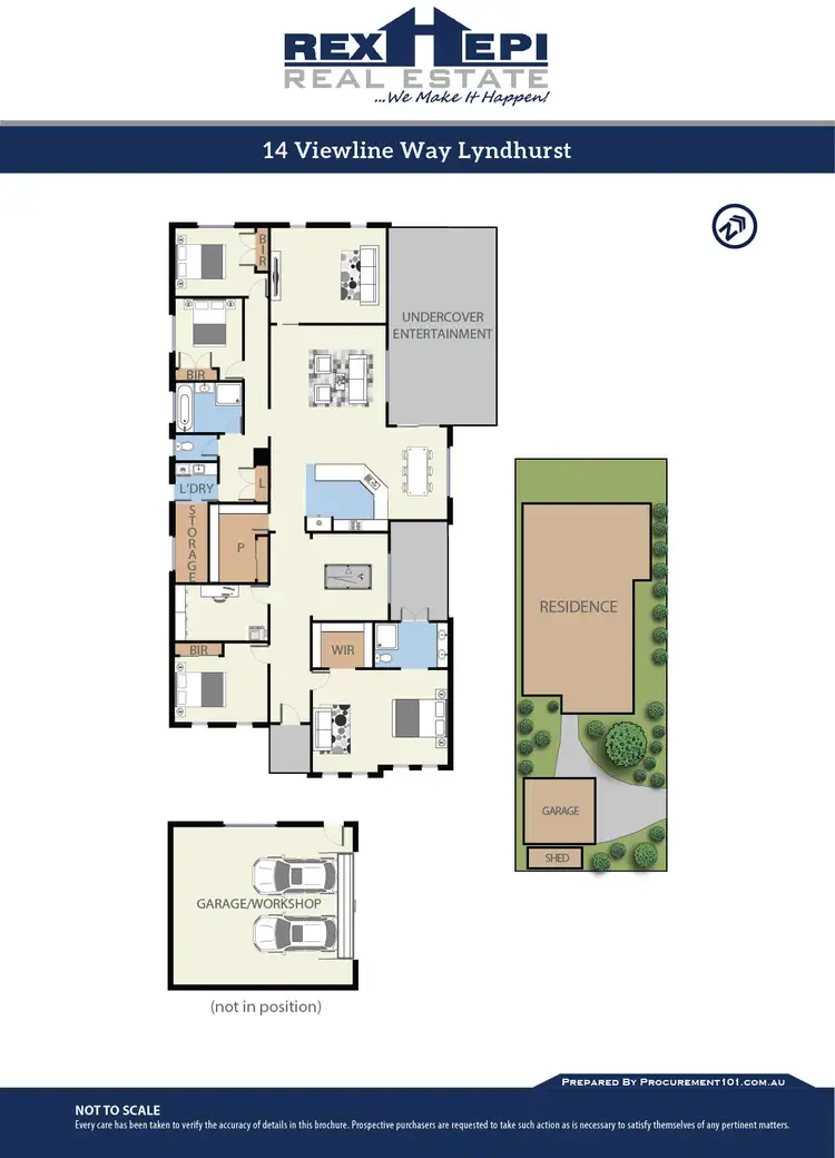 Floorplan of Homely house listing, 14 Viewline Way, Lyndhurst VIC 3975