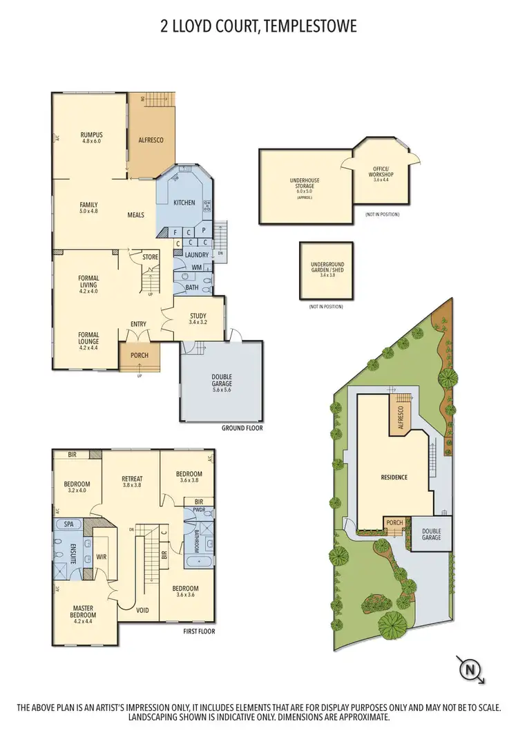 Floorplan of Homely house listing, 2 Lloyd Court, Templestowe VIC 3106