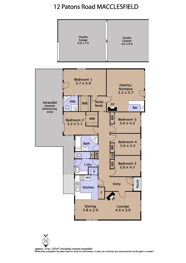 Floorplan of Homely house listing, 12 Paton Road, Macclesfield VIC 3782