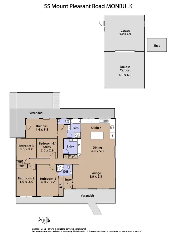 Floorplan of Homely house listing, 55 Mount Pleasant Road, Monbulk VIC 3793