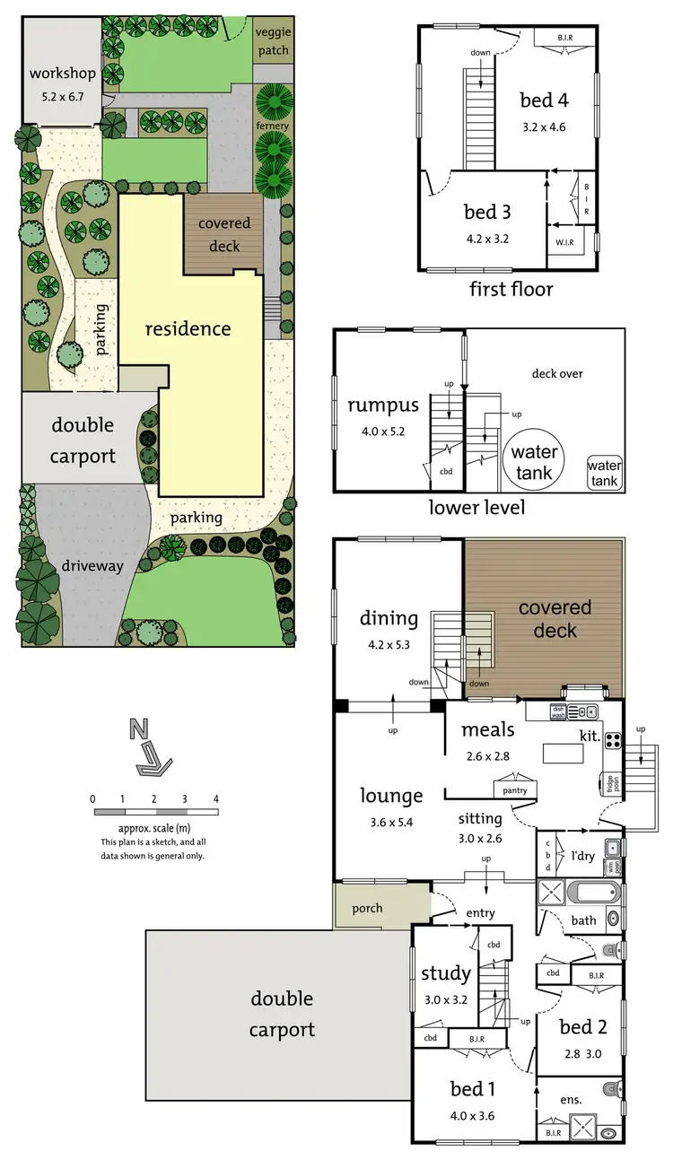 Floorplan of Homely house listing, 74 Bowen Road, Doncaster East VIC 3109