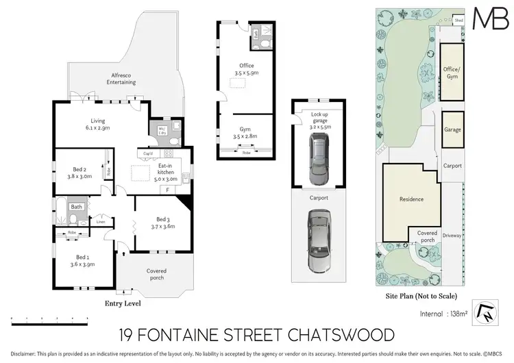 Floorplan of Homely house listing, 19 Fontaine Street, Chatswood NSW 2067