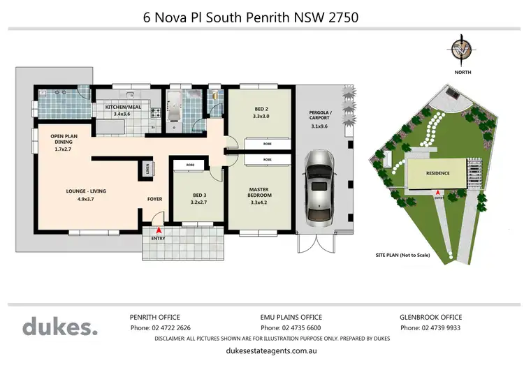 Floorplan of Homely house listing, 6 Nova Place, South Penrith NSW 2750