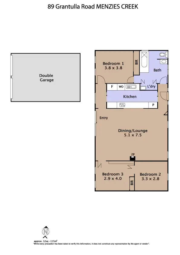 Floorplan of Homely house listing, 89 Grantulla Road, Menzies Creek VIC 3159