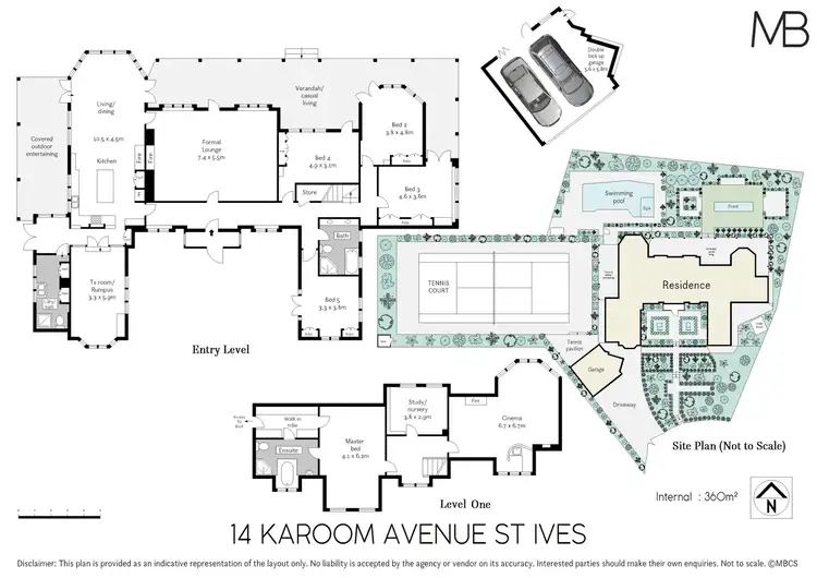 Floorplan of Homely house listing, 14 Karoom Avenue, St Ives NSW 2075