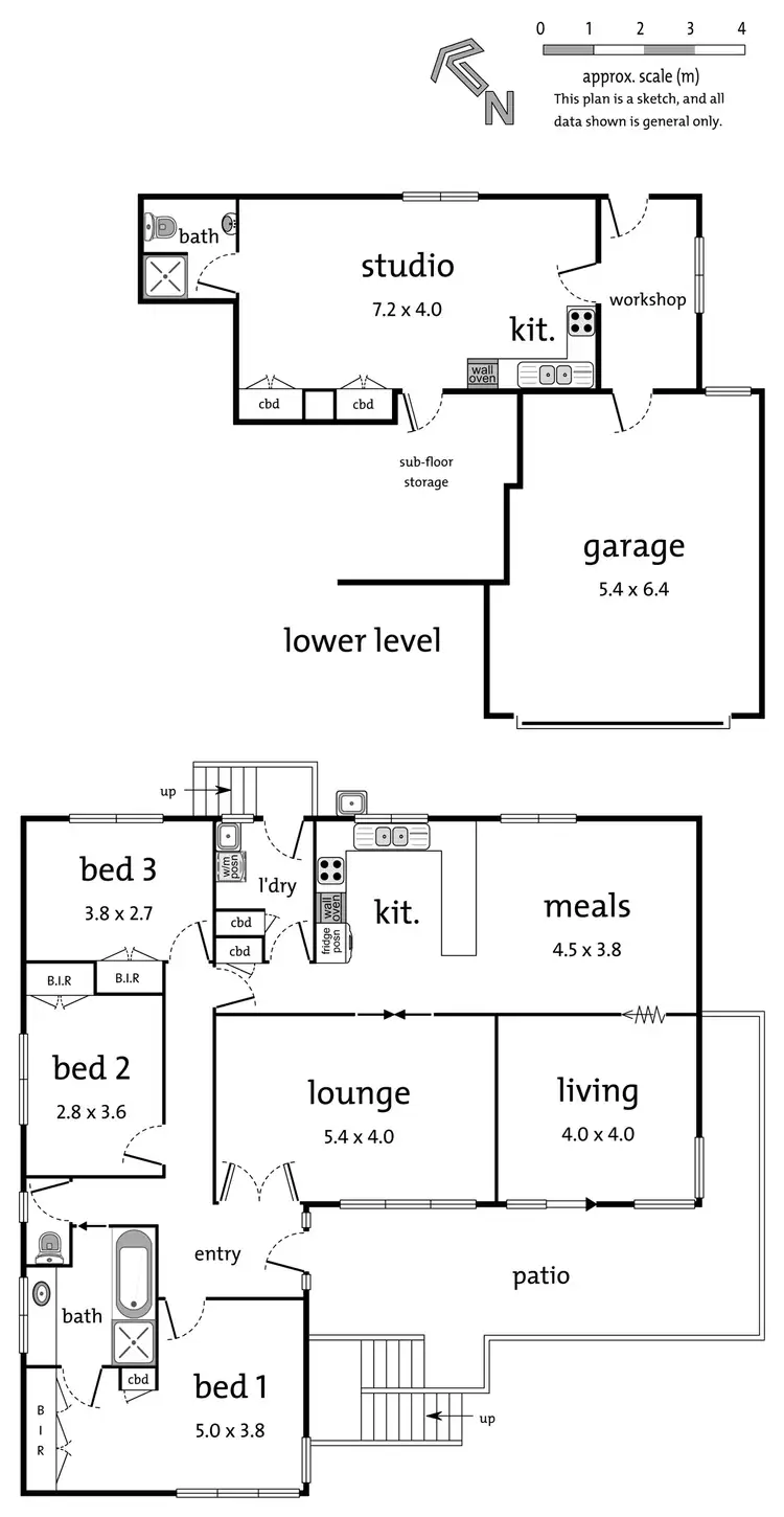 Floorplan of Homely house listing, 9 Graeme Avenue, Ringwood VIC 3134