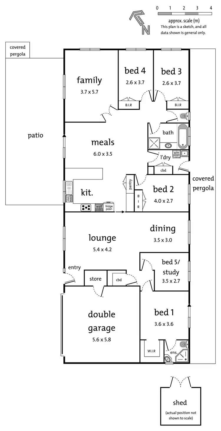 Floorplan of Homely house listing, 37 Highland Avenue, Croydon VIC 3136