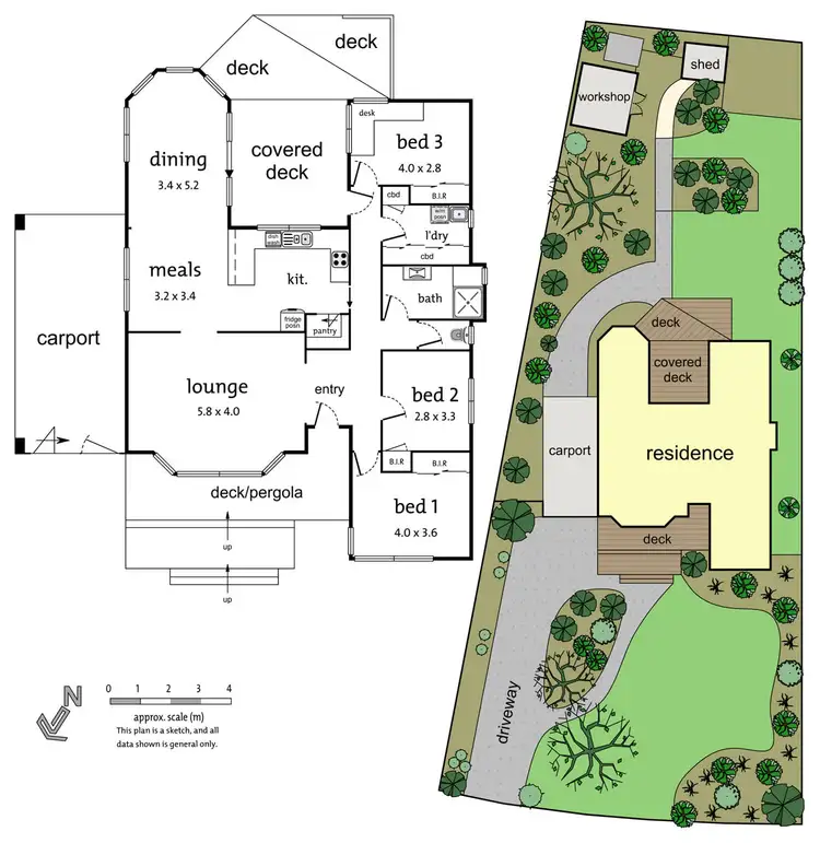 Floorplan of Homely house listing, 22 The Pass, Croydon VIC 3136