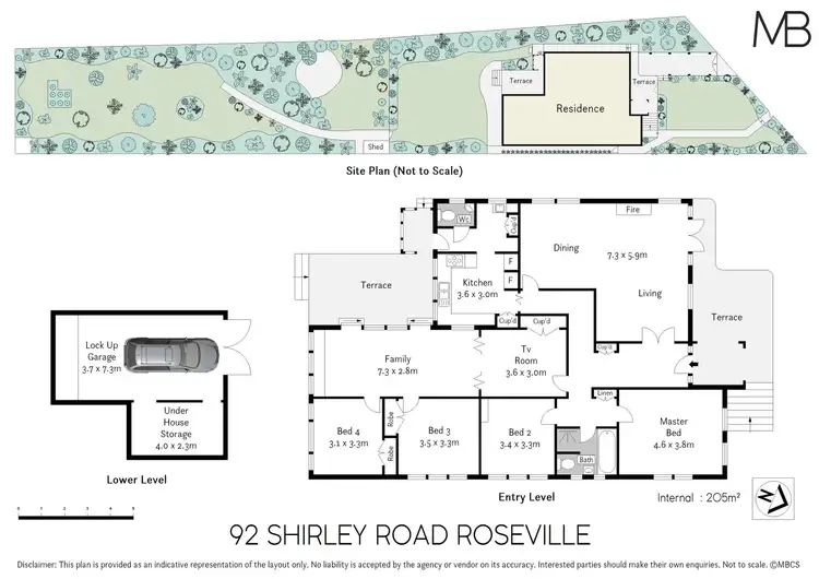 Floorplan of Homely house listing, 92 Shirley Road, Roseville NSW 2069