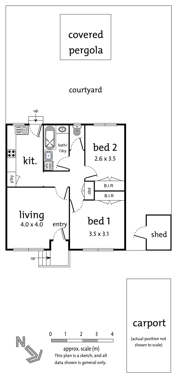 Floorplan of Homely unit listing, 4/39 Newman Road, Croydon VIC 3136