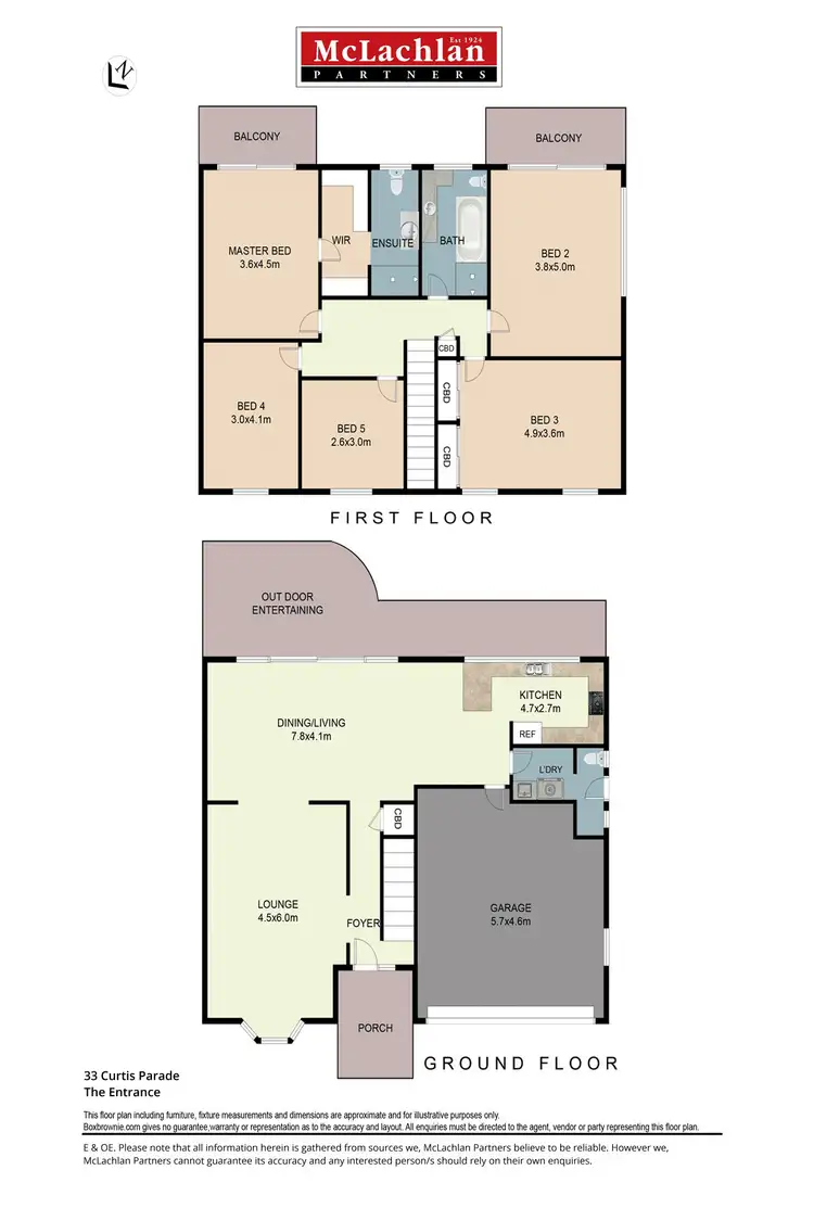 Floorplan of Homely house listing, 33 Curtis Parade, The Entrance North NSW 2261