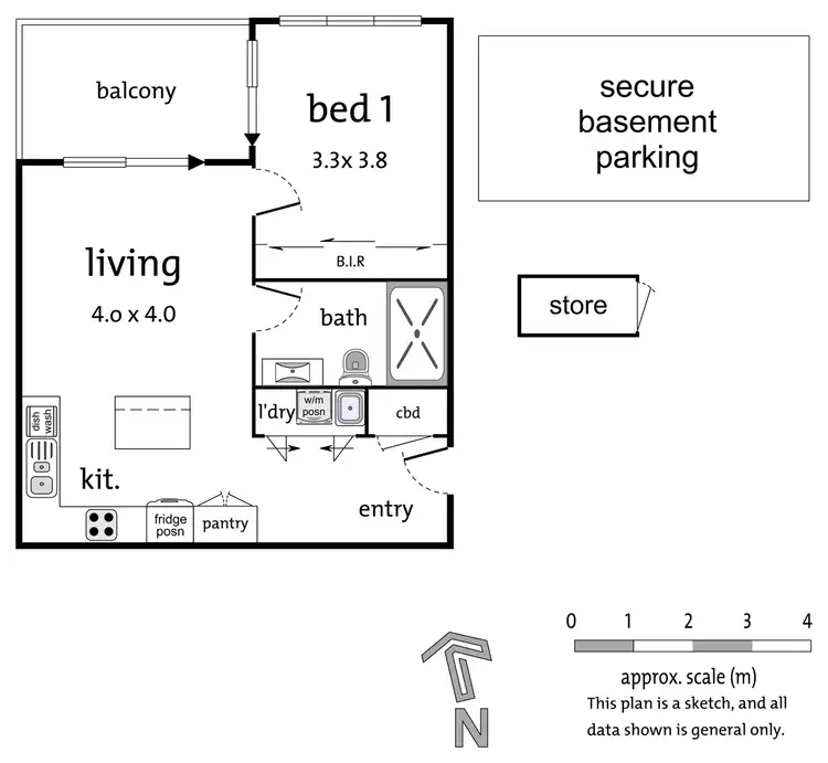 Floorplan of Homely apartment listing, 7/296 Mount Dandenong Road, Croydon VIC 3136