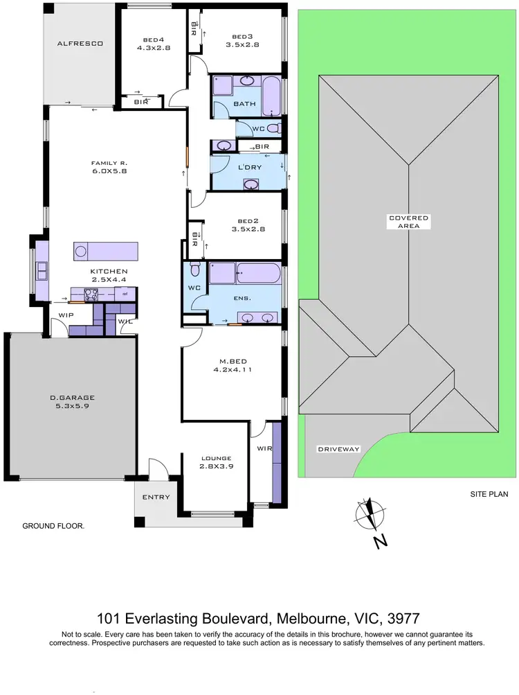 Floorplan of Homely house listing, 101 Everlasting Boulevard, Cranbourne West VIC 3977