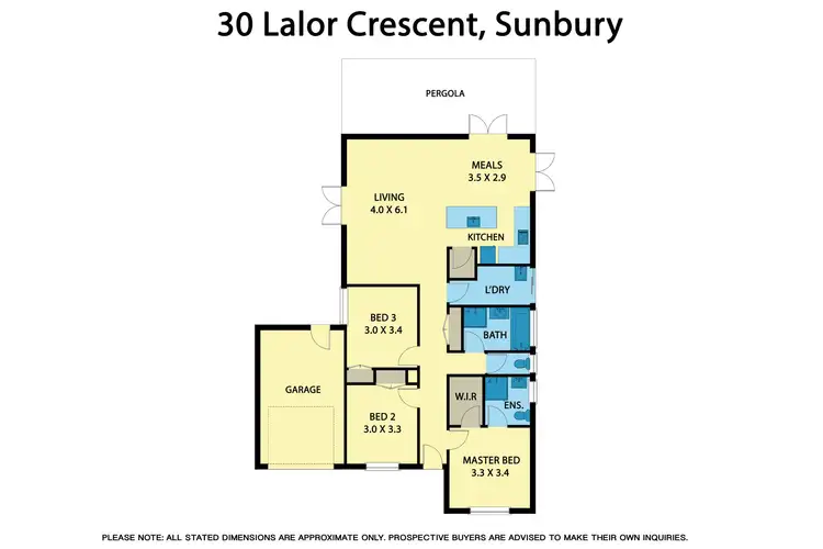 Floorplan of Homely house listing, 30 Lalor Crescent, Sunbury VIC 3429