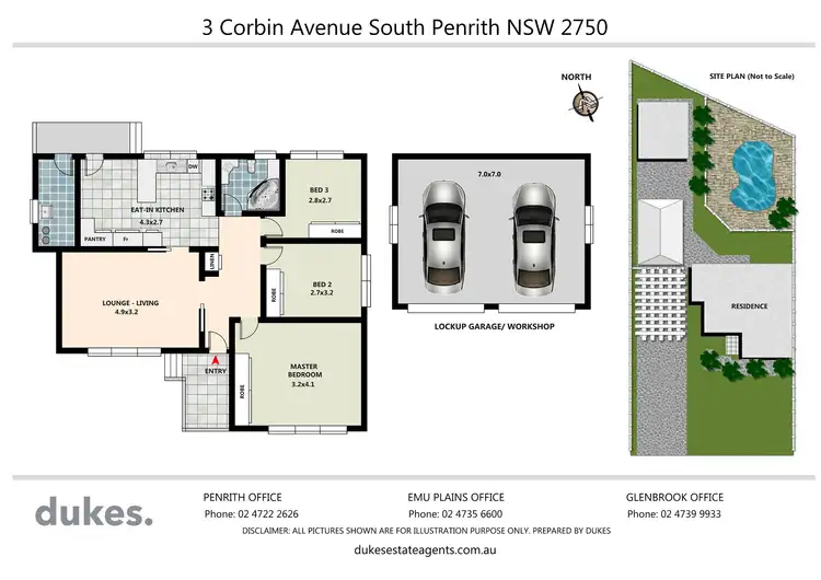 Floorplan of Homely house listing, 3 Corbin Avenue, South Penrith NSW 2750