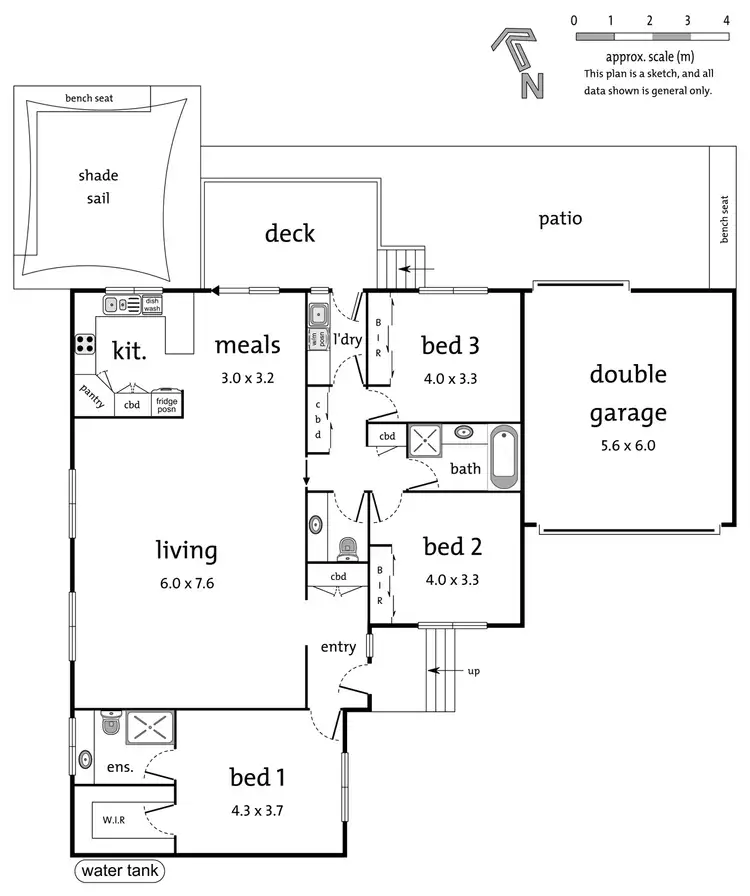 Floorplan of Homely unit listing, 101A Exeter Road, Croydon North VIC 3136