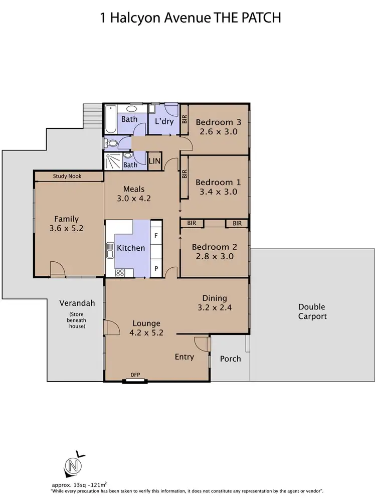 Floorplan of Homely house listing, 1 Halcyon Avenue, The Patch VIC 3792