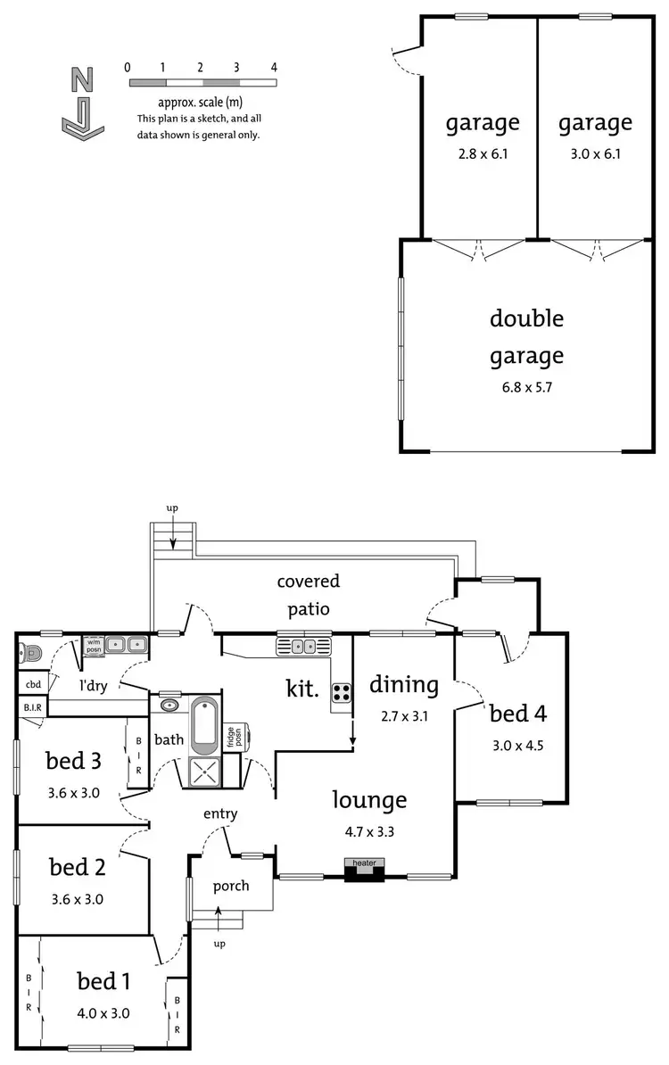 Floorplan of Homely house listing, 1 Tweed Street, Ringwood East VIC 3135