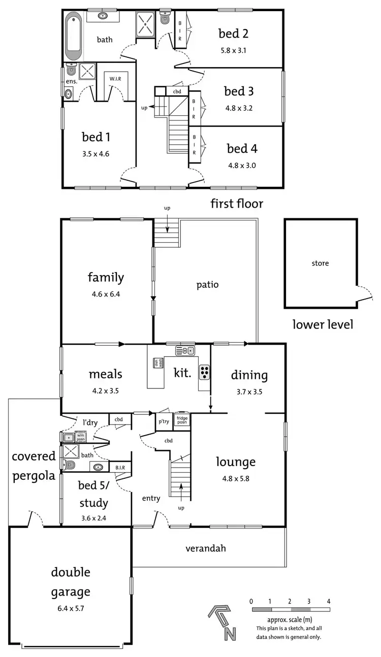 Floorplan of Homely house listing, 10 Margot Avenue, Doncaster VIC 3108