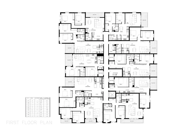 Floorplan of Homely apartment listing, 203/5-7 Sherbrook Avenue, Ringwood VIC 3134