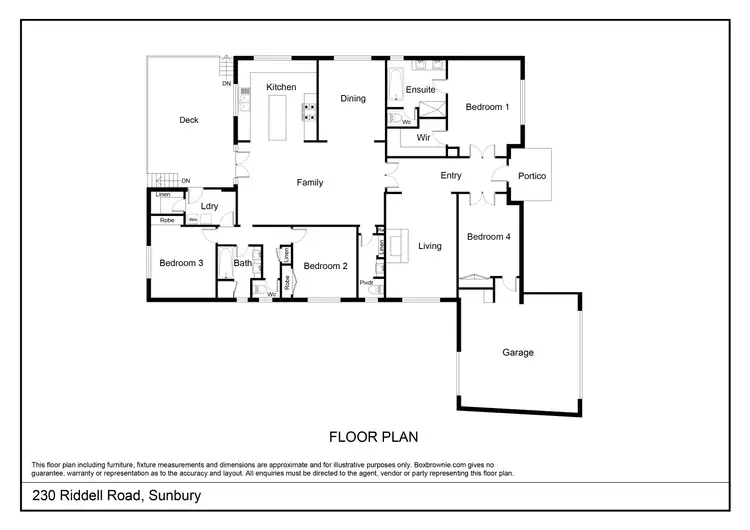Floorplan of Homely house listing, 230 Riddell Road, Sunbury VIC 3429